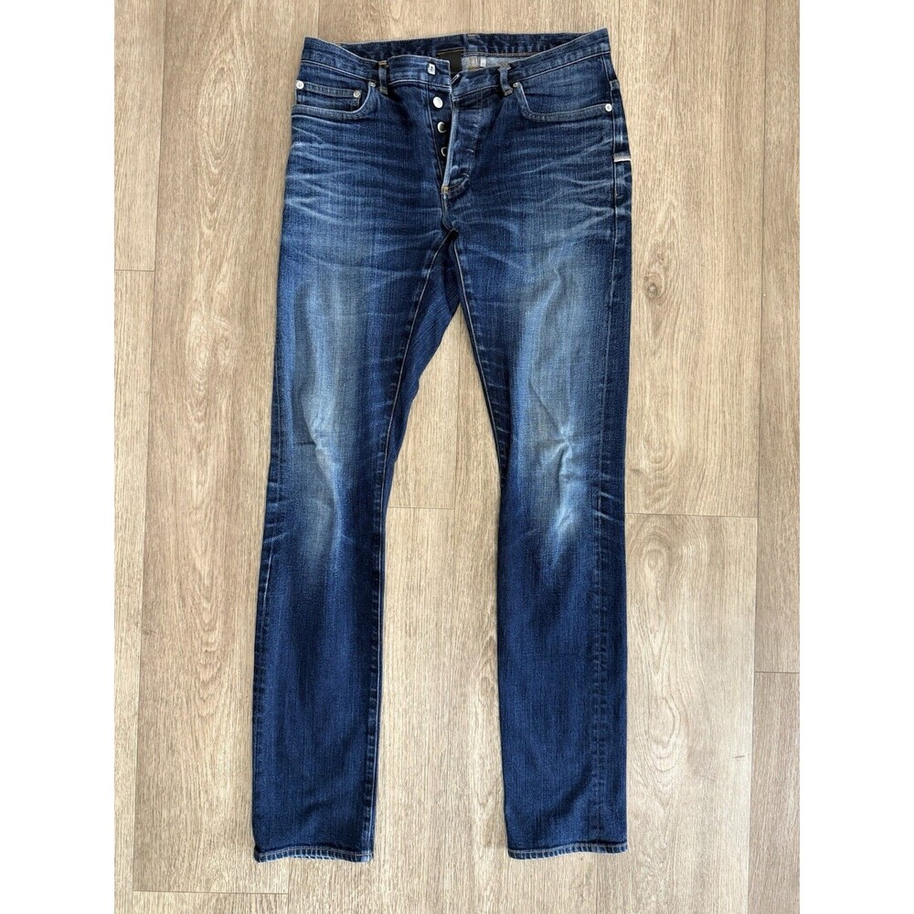 Dior Homme Japan Jeans Men's Size 32 (fit 30x34) Dark Wash Blue Redline Selvedge